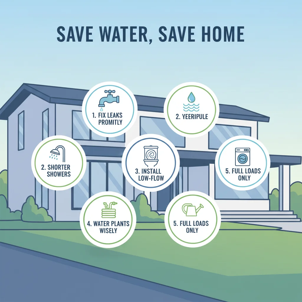 Cut Water Use: 5 Steps to Save 25% Household Water in the US
