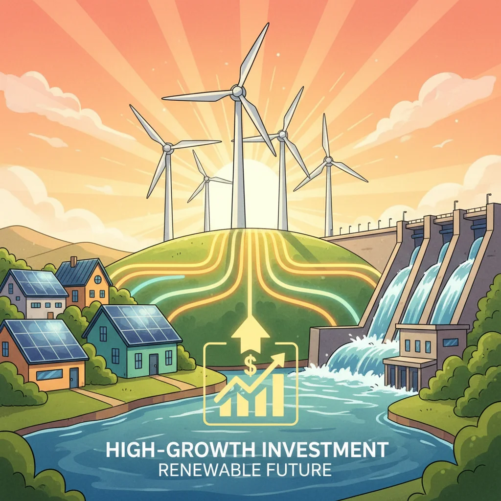 Top 5 Renewable Energy Investments 2026: Over 12% Returns Projected